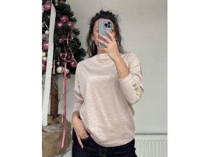 Zlatý top so zlatými gombíkmi