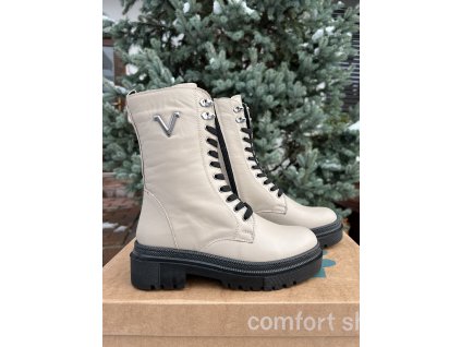 Členkové topánky BORA – taupe, sivohnedá neutrálna