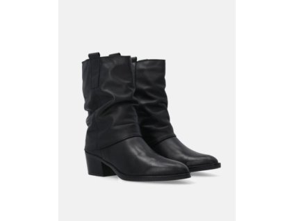 Kozačky RIZZOLI – čierne, kožené, pohodlné