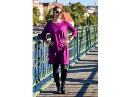 Šaty Kočka - fialová