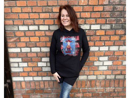 Mikinošaty s kašpárkem