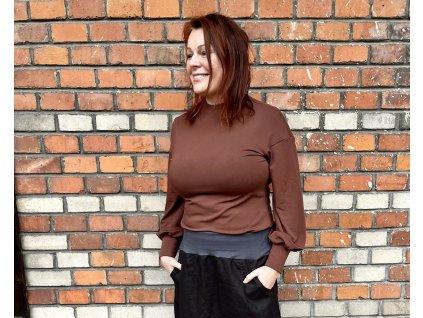 Halenka s řaseným rukávem