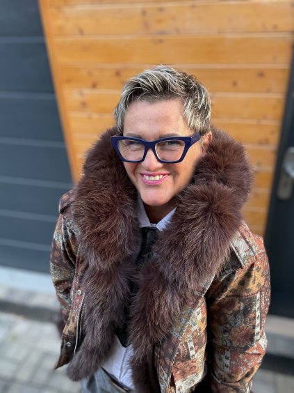 Luxusní zimní bundička s kožešinou