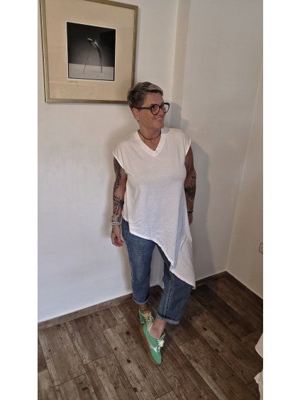 Asymetrická tunika Rebel Flow – černá