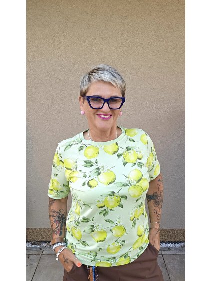 Tričko „Citrónová nálada“ – pro všechny, co milují svěžest