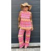 Letní komplet ZigZag – top a kalhoty