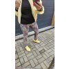 Oboustranné elastické jeans 2v1 – Květ & Denim