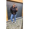 Oboustranné elastické jeans 2v1 – Květ & Denim