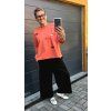 Děrované oversize triko – urban styl