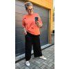 Děrované oversize triko – urban styl
