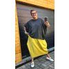 Oversize tričko s netopýřím rukávem