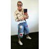 Denim bermudy s aplikacemi – hravý letní statement