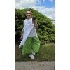 Asymetrický top „Svěží vlna“ – bílý / černý