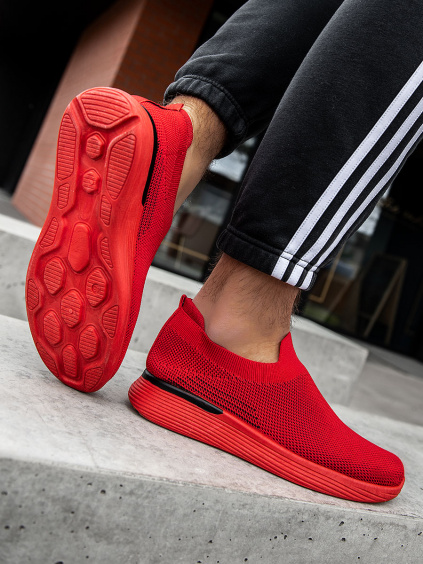 Pánska červená športová obuv YH101-4