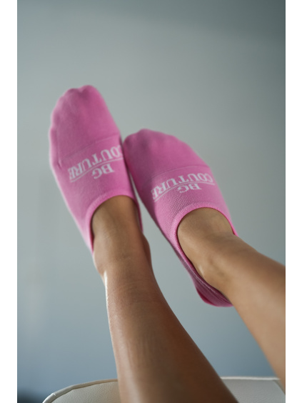 Dámske ružové BG ponožky 125469