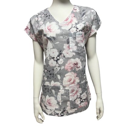 zdravotnická haslena s potiskem květů