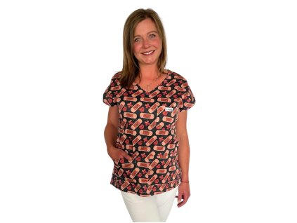 zdravotní halena náplasti zepředu