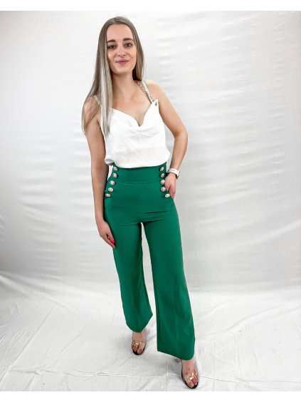 Kalhoty ELEGANT/GREEN