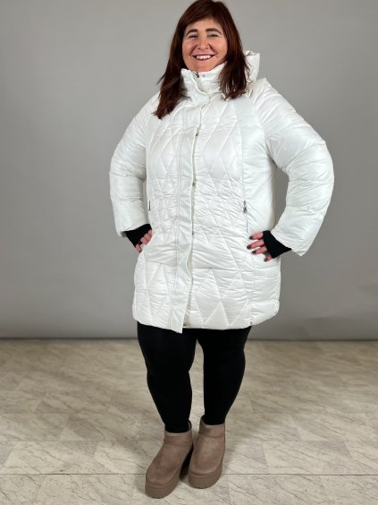 Zimní bunda SPARKLE/BÍLÁ