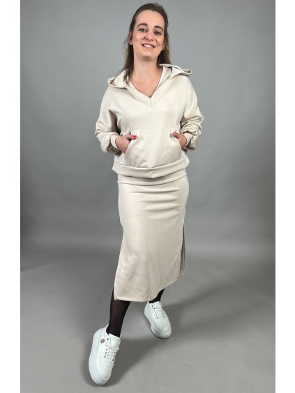 Komplet šaty s mikinou SUSAN