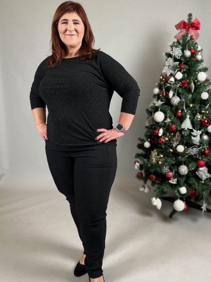 Halenka lurex DIME/černá