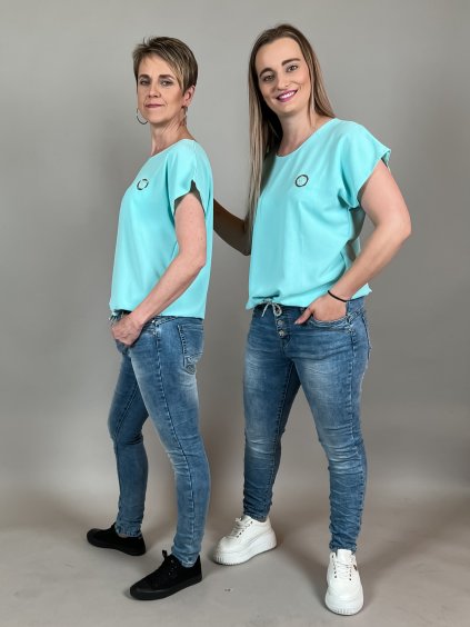 Tričko s tkaničkou ZUZI/MINT