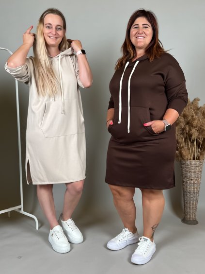 Mikinové šaty SALLY