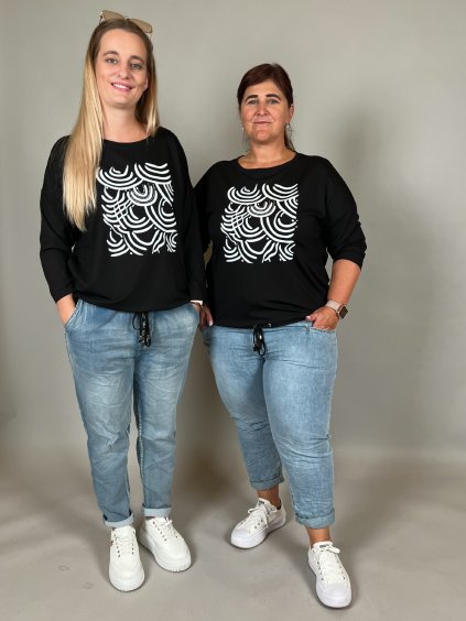 Tričko tkanička SUFF/černá