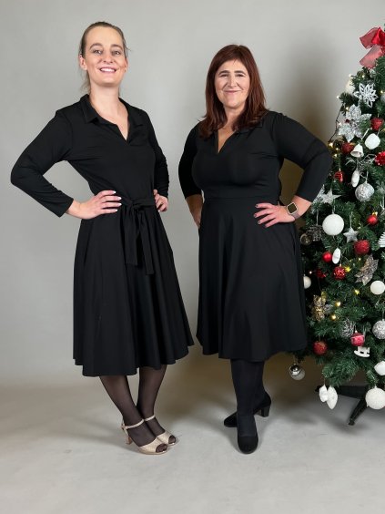 Šaty DESERVE/černá