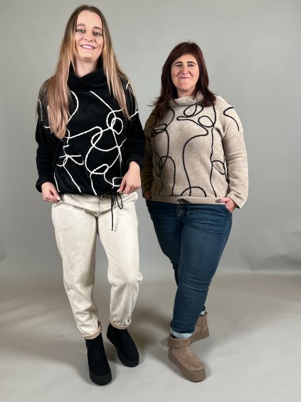 Mikina s rolákem SLOWLY