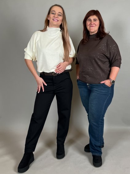 Svetr se stojáčkem TŘPYTKY