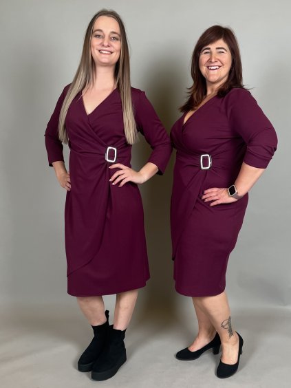 Šaty ROCHELE/švestka