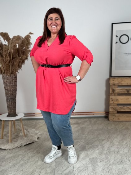 Košile dlouhá s páskem SANCHA