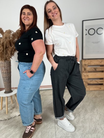 Džíny do gumy BAGGY