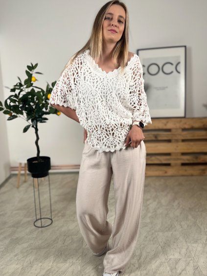 Halenka s krajkou BOHO