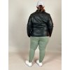 Koženková bunda HAILE/černá