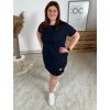 Šaty strečové LUXURY/PLUS SIZE