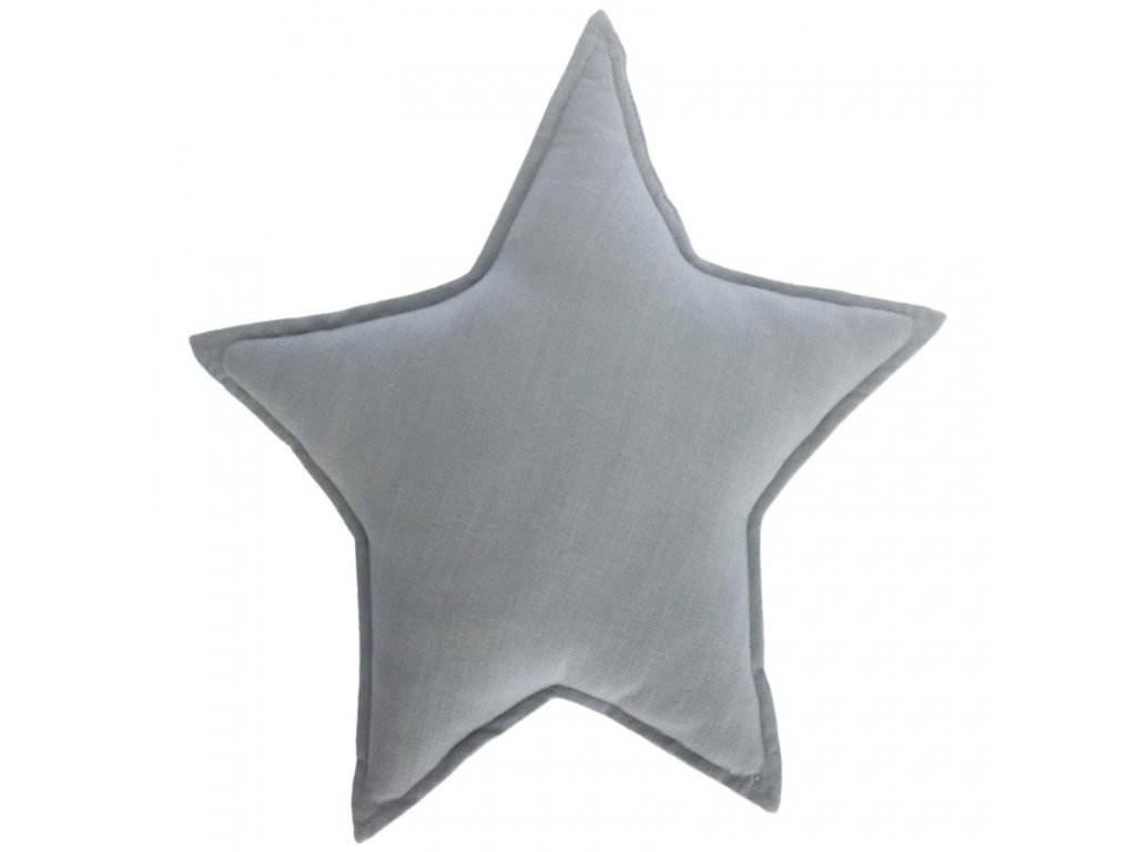 Szürke LaForma Noor Noor csillag alakú párna 44 x 30 cm