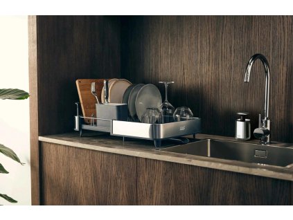 413206 tmave sedy odkapavac a davkovac mydla rethink your sink