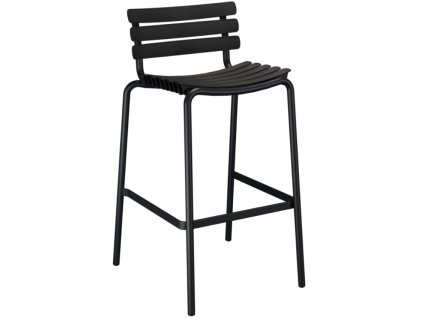 398996 2 cerna plastova zahradni barova zidle houe reclips 79 cm
