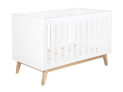 Fehérre lakkozott kiságy Quax Trendi 140 x 70 cm