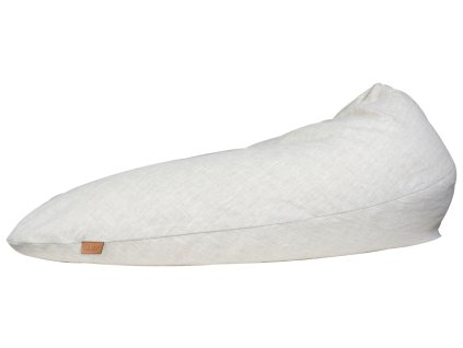 Bézs vászon terhességi párna Quax Naturel 190 cm