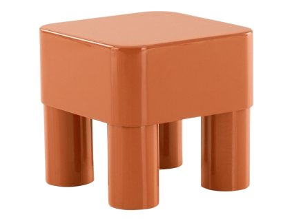 Narancssárga lakkozott CHUBB gyerek zsámoly 31 cm