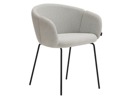 Világosszürke kárpitozott étkezőszék Teulat Add II.