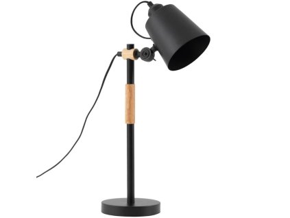 Fekete fém asztali lámpa Somcasa Iria 54 cm