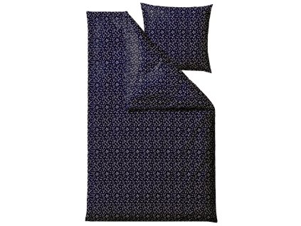 Sötétkék pamut ágynemű garnitúra Garden 14Sötétkék pamut ágynemű garnitúra Garden 140 x 200 cm0 x 200 cm0 x 200 cm