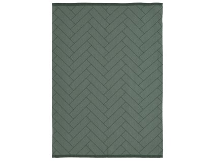 Zöld pamut törölköző csempe 50 x 70 cm