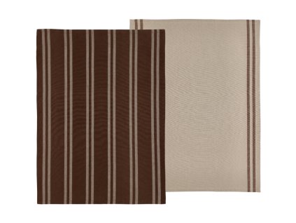 Két darab barna pamut törölköző Soft 70 x 50 cm-es szett