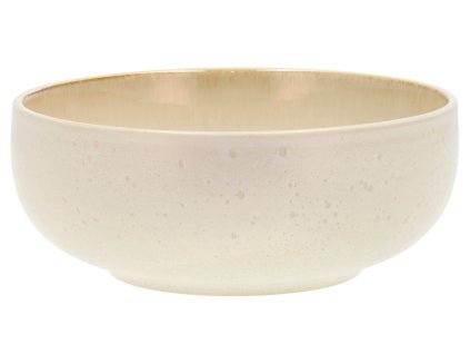 Bézs színű, kőből készült Poke tál, 18 cm