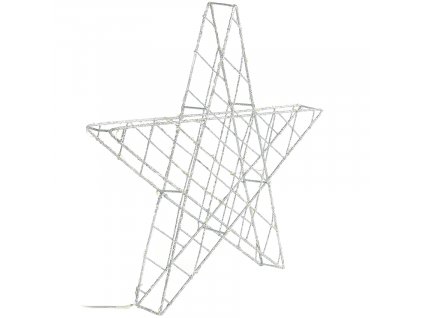 LaForma Orazia ezüst csillag alakú karácsonyi fénydekoráció